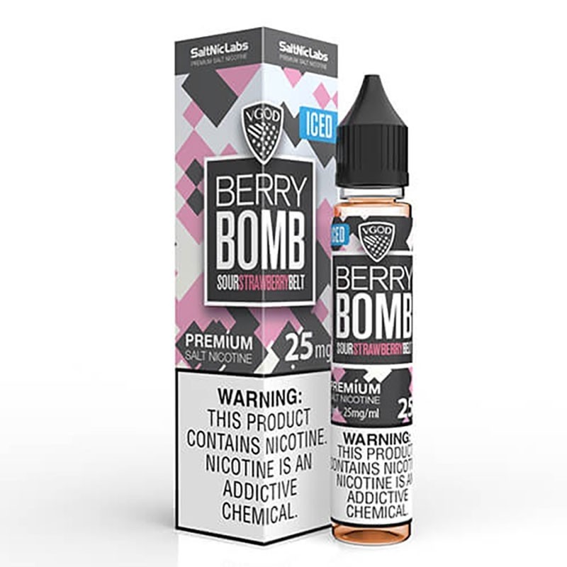 Vgod Berry Bomb Ice Salt Likit - 30 ML - 50 MG