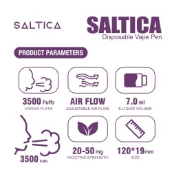 Saltica Rose Grape Disposable Vape Pen