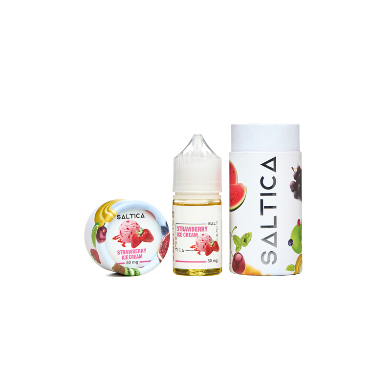 Saltica Strawberry Ice Cream Salt Likit - 30 ML - 50 MG