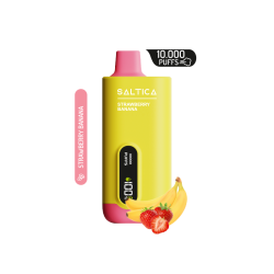 Saltica Ekranlı 10000 Strawberry Banana Disposable Vape Bar