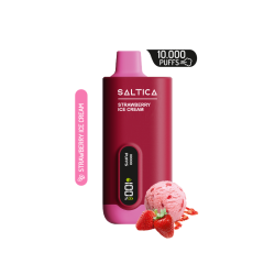 Saltica Ekranlı 10000 Strawberry Ice Cream Disposable Vape Bar