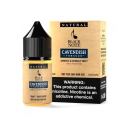 Black Note Cavendish Tobacco Salt Likit - 30 ML - 50 MG