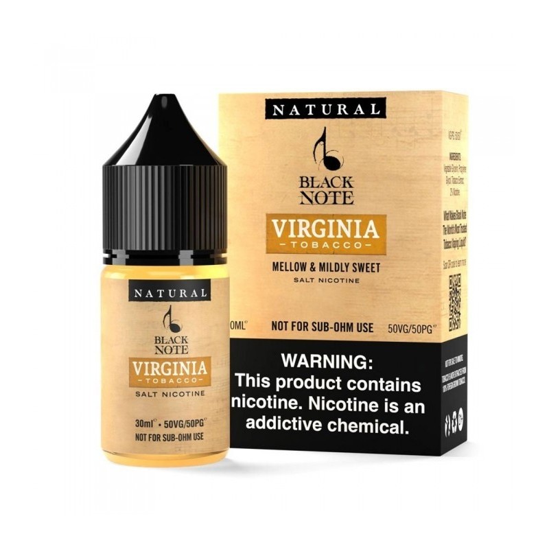 Black Note Virginia Tobacco Salt Likit - 30 ML - 50 MG