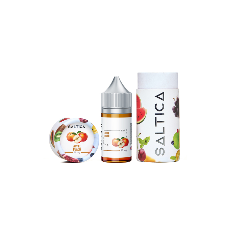 Saltica Apple Peach Salt Likit - 30 ML - 50 MG