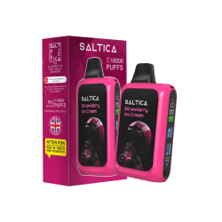 Saltica Cyber 18000 Strawberry Ice Cream Disposable Vape Bar