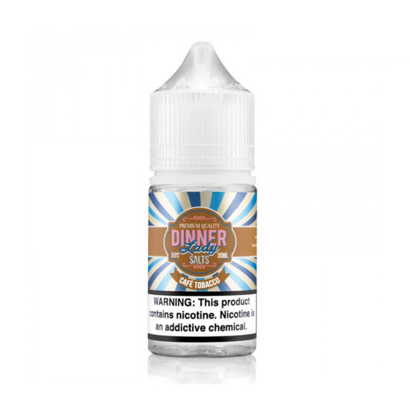 Dinner Lady Cafe Tobacco Salt Likit - 30 ML - 50 MG