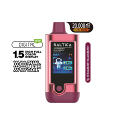 Saltica Digital 20000 Strawberry Blackberry Disposable Vape Bar