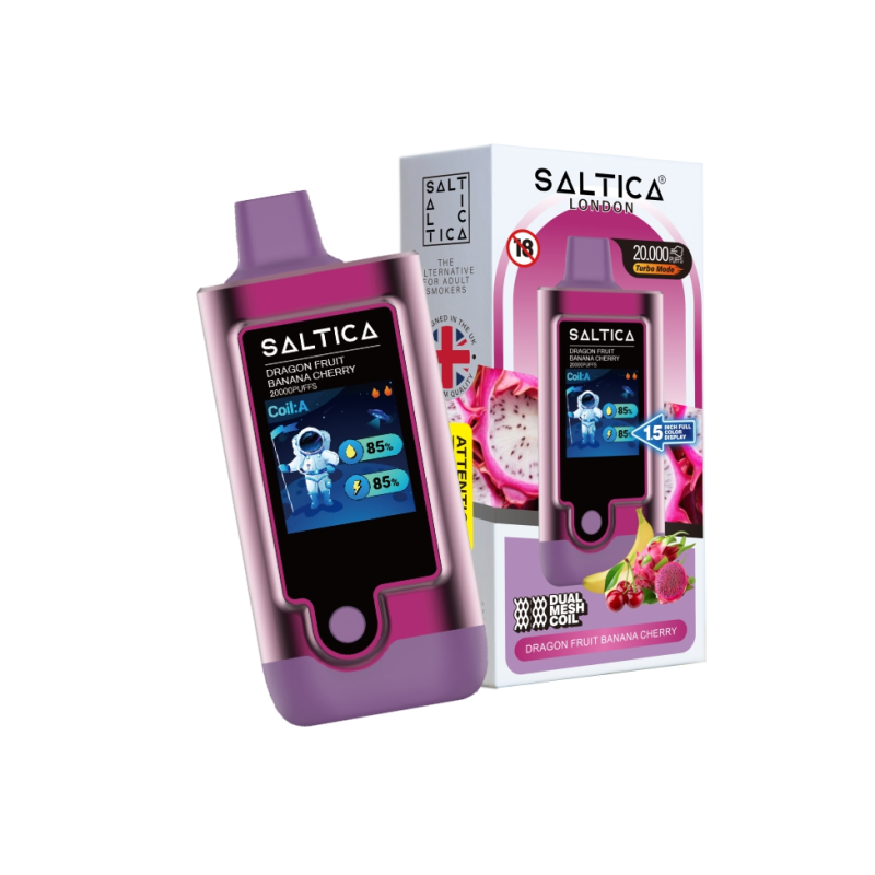 Saltica Digital 20000 Dragon Fruit Banana Cherry Disposable