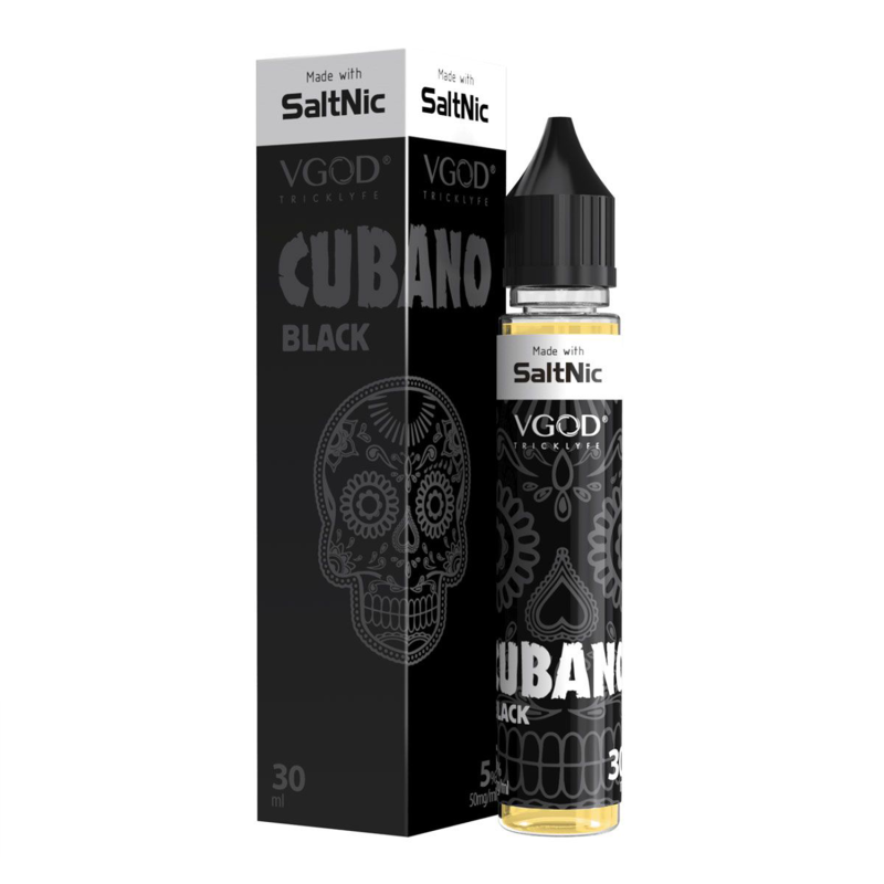 Vgod Cubano Black Salt Likit - 30 ML - 50 MG