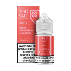 Pod Salt Sweet Strawberry Lemonade Salt Likit - 30 ML - 50 MG