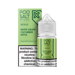 Pod Salt White Grape Cucumber Apple Salt Likit - 30 ML - 50 MG