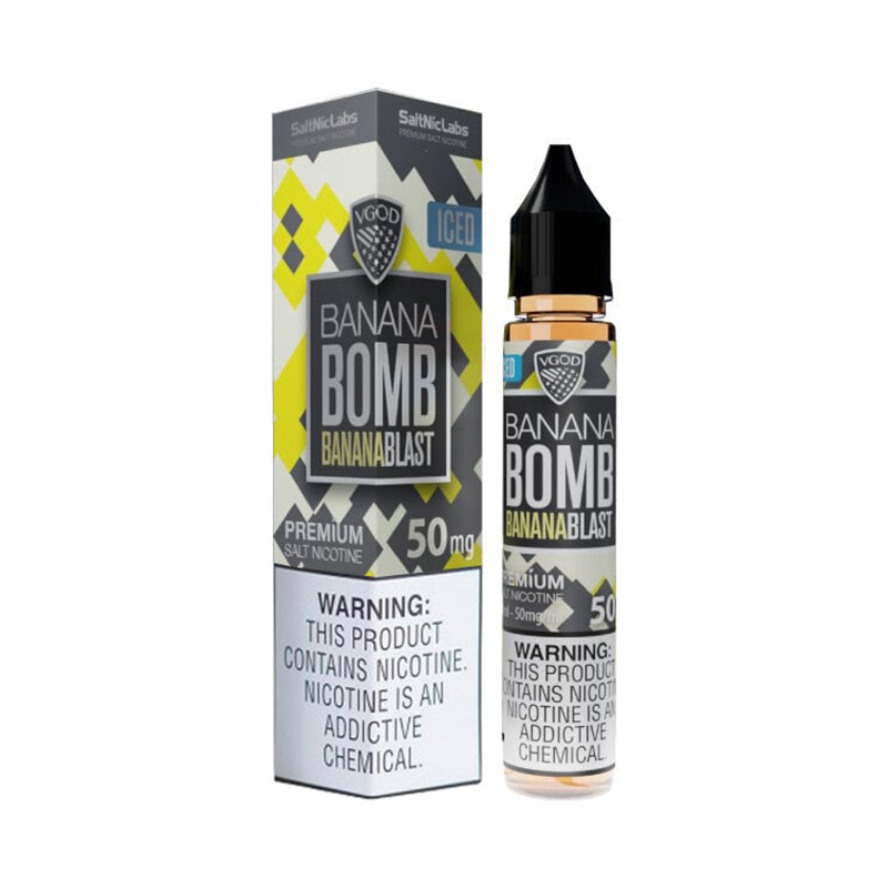 Vgod Banana Bomb Iced Salt Likit - 30 ML - 50 MG