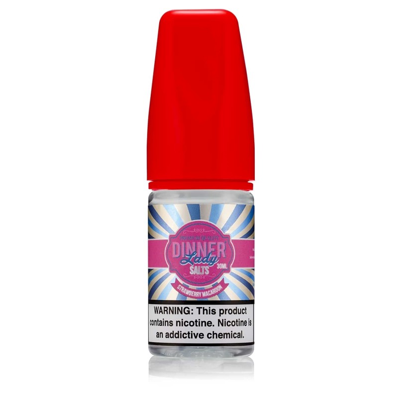 Dinner Lady Strawberry Macaron Salt Likit - 30 ML - 30 MG